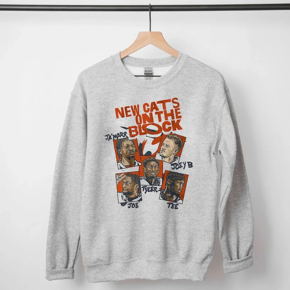 Cincinnati Bengals Sweatshirt, Bengals Sweatshirt, Cincinnati Bengals Crewneck - Picture 2 of 2